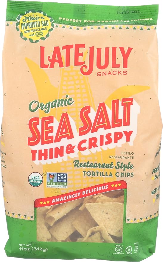 Late july Organic restaurant style tortilla chips sea salt (890444000298)