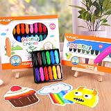 YPLUS Peanut Crayons for Toddlers 24 Color Non Toxic Easy Grip Washable view 8