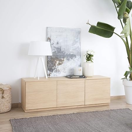 Gante Meuble Tv 150 Sable Bois 150x45x50 Cm Couleur Sable Amazon Fr Cuisine Maison