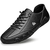 OJPO Driving Shoes for Men Casual Slip Ons Mens Fashion Shoes Comfort Handmade Chukka Dress Casual Shoes