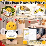 Pipihome Positive Bee Crochet Doll Gift Stocking Filler for Women Kids view 4