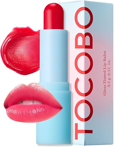 TOCOBO Glass Tinted Lip Balm No.011 Flush Cherry 3.5g Sheer Lip Color