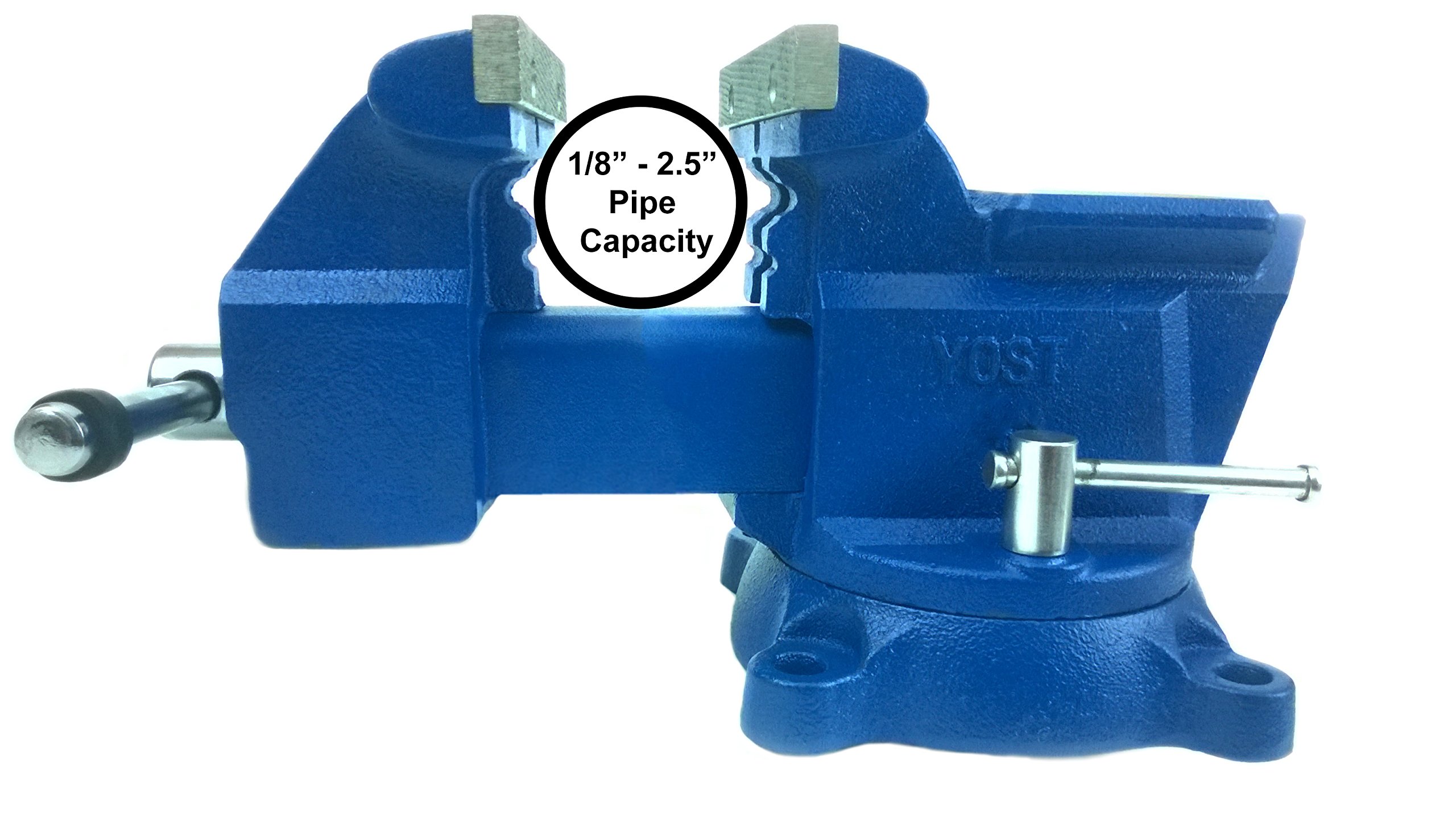 Yost Vises 465 6.5" Combination Pipe and Bench Vise 696534801147 eBay