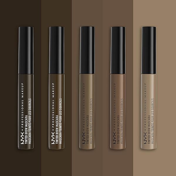 NYX PROFESSIONAL MAKEUP TINTED EYEBROW MASCARA, CHOCOLATE