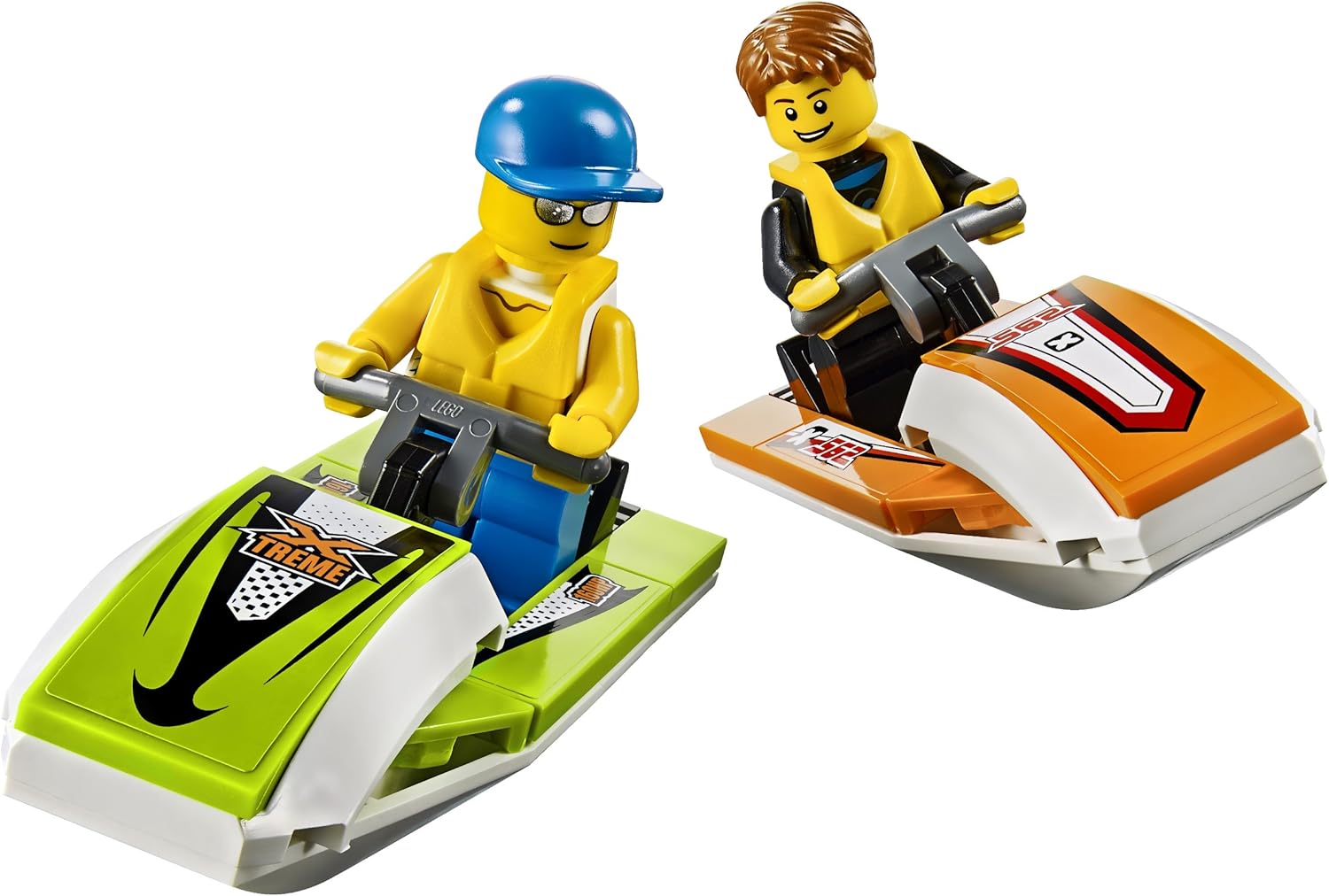 lego city suv with watercraft