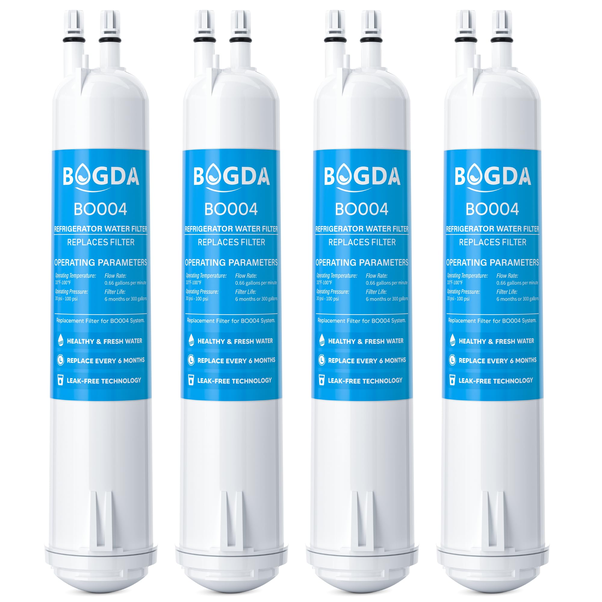 Photo 1 of ***Factory seal***

BOGDA 4396841 Water Filter Replacement Compatible with Evenydrop Kenmore EDR3RXD1, KAD3RXD1, WHR3RXD1, 4396841, 9030, 9083, 46-9083, 46-9030, 4396841, 4396710 Water Filter, 4 Packs
