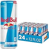 Red Bull Sugarfree Energy Drink | contains caffeine, taurine, B-vitamins, sweeteners, and water, 12 fl oz, pack of 24 cans
