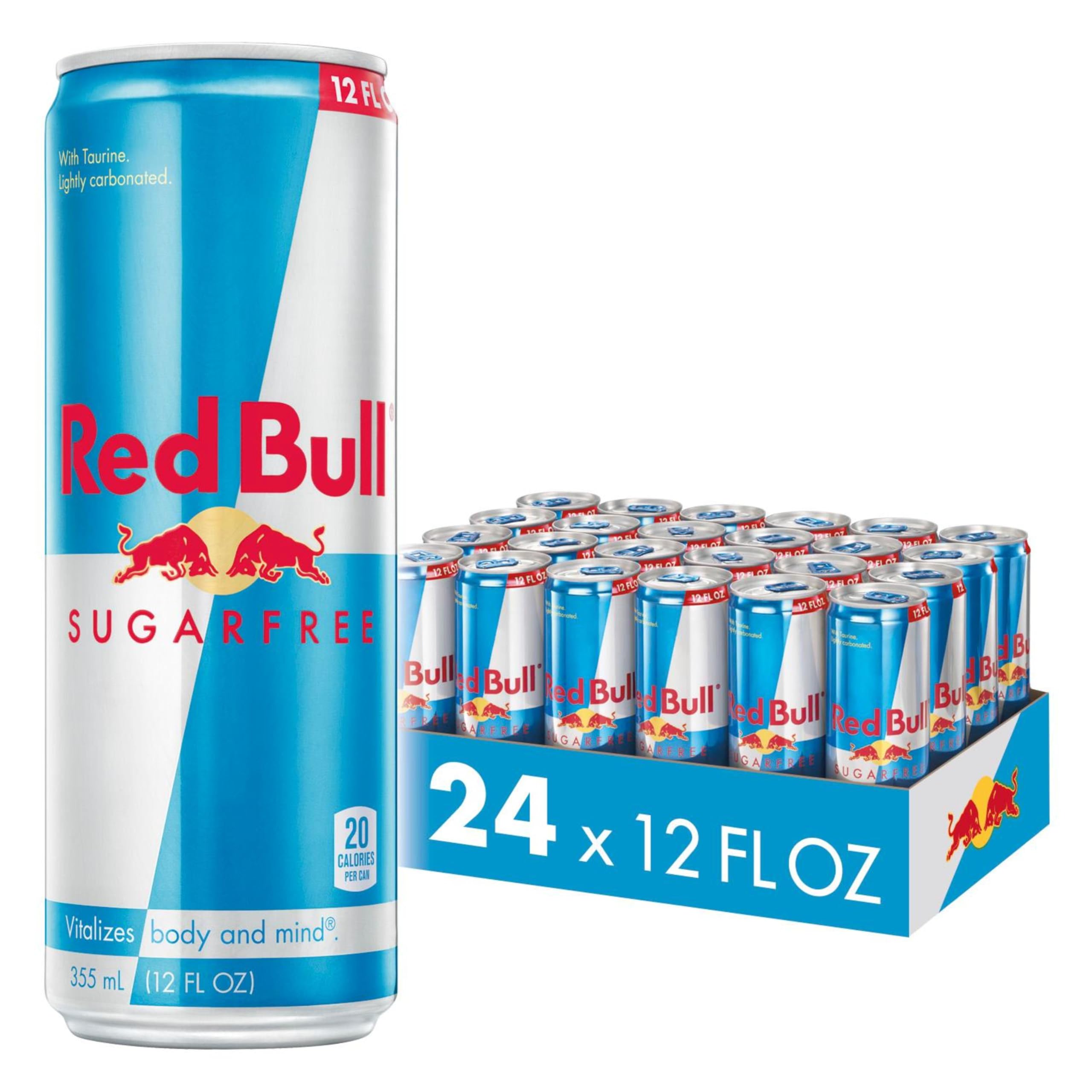 View 1 of ***Exp: 04/21/27 *** Red Bull Sugar Free Energy Drink with 114mg Caffeine plus Taurine & B Vitamins, 12 Fl Oz, Pack of 24 Cans