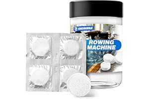 KAKABUBBLE Water Purification Tablets for Rowing Machines | Aquatabs for Tank Cleaning | Safe & Eco-Friendly Water Treatment Solution（4PCS）