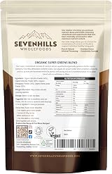 Sevenhills Wholefoods Organic Super Greens Blend 200g Spirulina Chlorella view 7