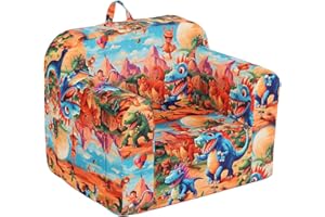 Givjoy Toddler Chair Kids Couch, Comfy Kids Sofa Toddler Lounger Chair for Bedroom, Convertible Toddler Couch for Girls and Boys, Reading Chair for Kids