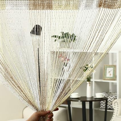 Buy Uxcell String Curtain Fringe Panel 39 X 79 W H Thread