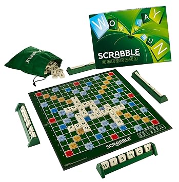 Rvold Big Size Scrabble Board Game for Kids and Adults - Best Family Fun Time Game