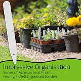 Innoveem Plant Labels Outdoor 80 Waterproof White Plastic Markers Dual Writing view 8