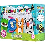 Craftikit Arts and Crafts for Kids - 20 All-Inclusive Fun Toddler Craft Box for Kids - Organized Art Supplies for Kids Ages 3