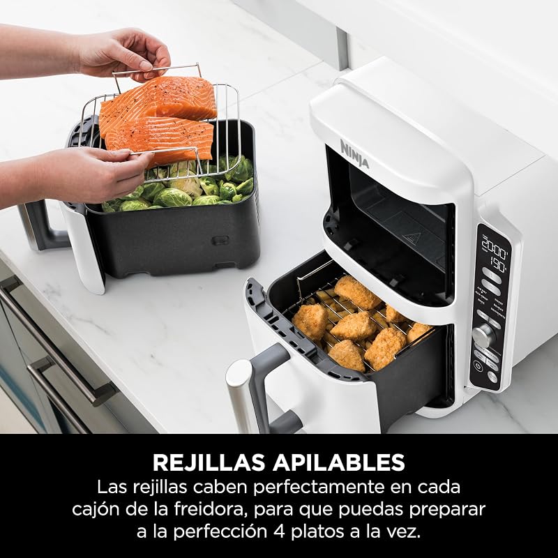 Double Stack XL, fritadeira de ar de duas gavetas, 9.5L, branca