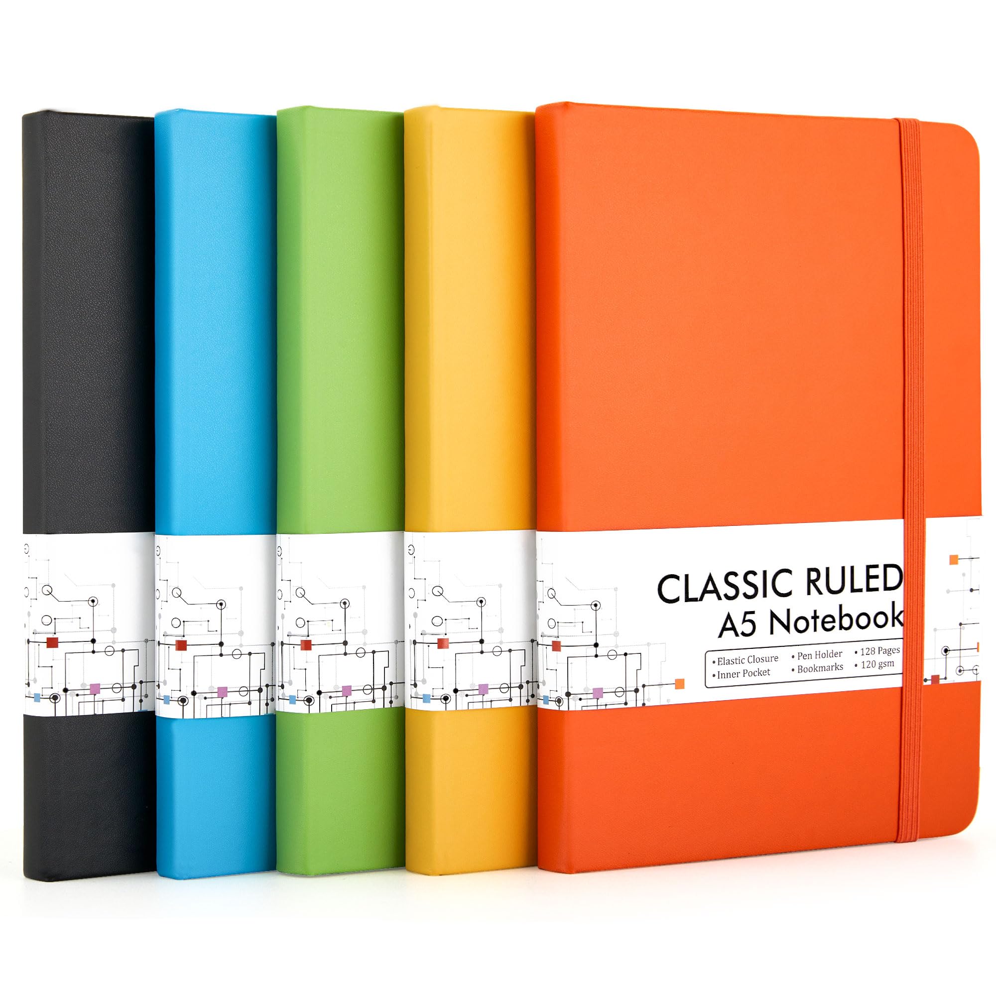feela Journal Notebook Bulk for School, Hardcover