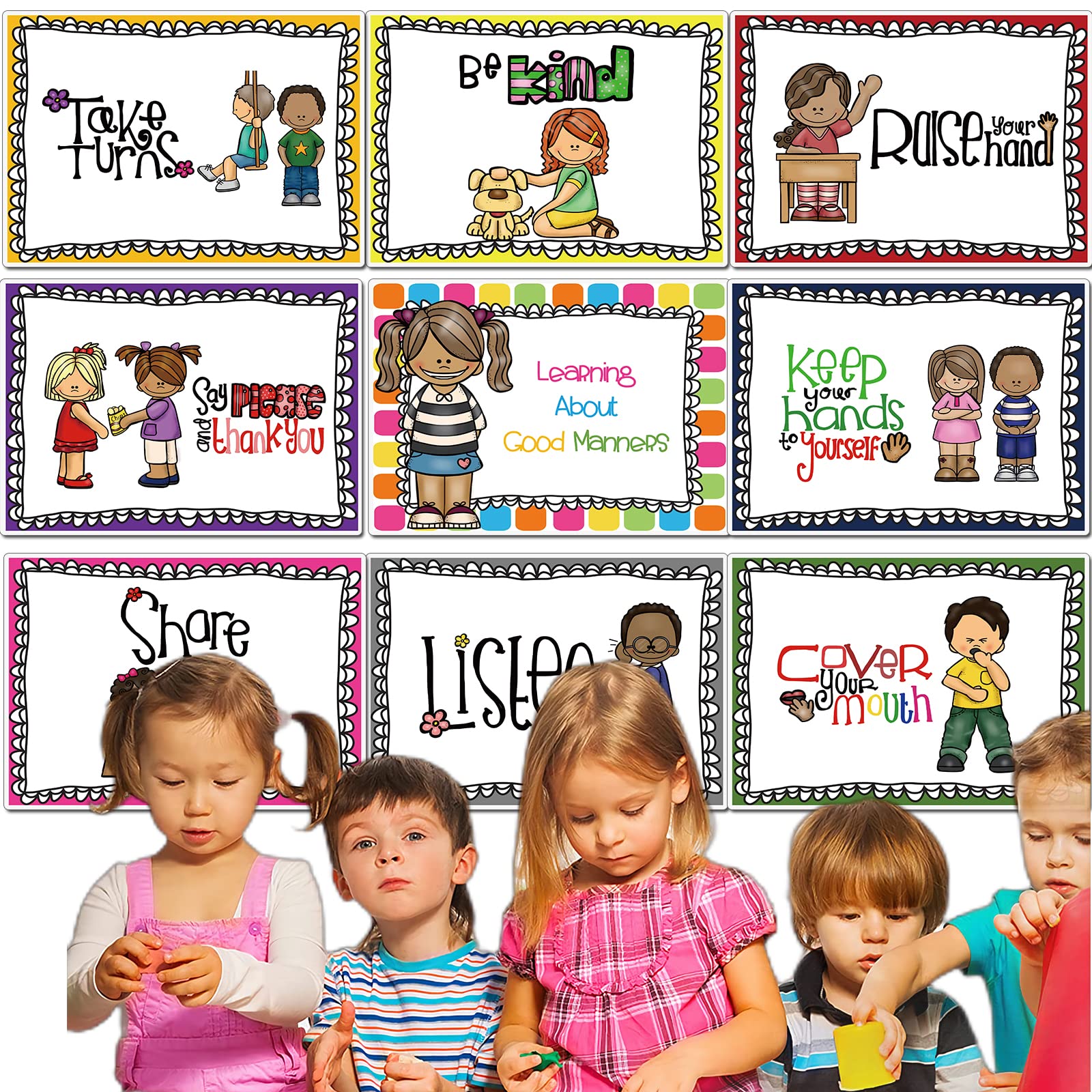 Mua DFZUS 9 Classroom Rules Posters Classroom Bulletin Board ...