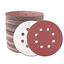 Akjwp 5-Inch 8-Hole Sanding Disc Hook and Loop