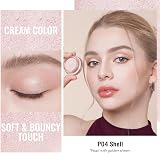 Oulac Shimmer Eyeshadow Pearl Finish Pearl Pink Duo 06g P04 Shell view 2