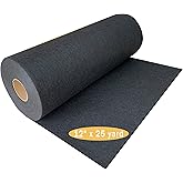 HimaPro Black Cut Away Machine Embroidery Stabilizer Backing 12" x 25 Yard Roll - 2.5 o.z.