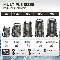 MARCHWAY Floating Waterproof Dry Bag Backpack