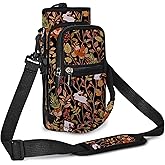 AORTDES 25/32/40/64oz Water Bottle Bag Holder Carrier-Insulated Crossbody Sling Case Sleeve with Strap & Pockets for Men Women Gym Cycling Travel Walking Hiking Camping