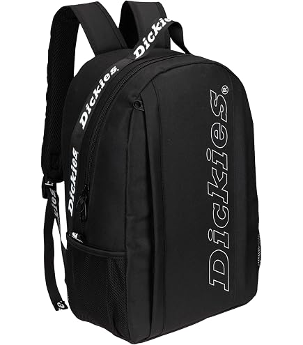 dickies black mini backpack Amazon.com | Logo Backpack, Black, One Size 100-to-200 Jansport Big Student Backpack Model:CLSVTW150H-B It has several pocket