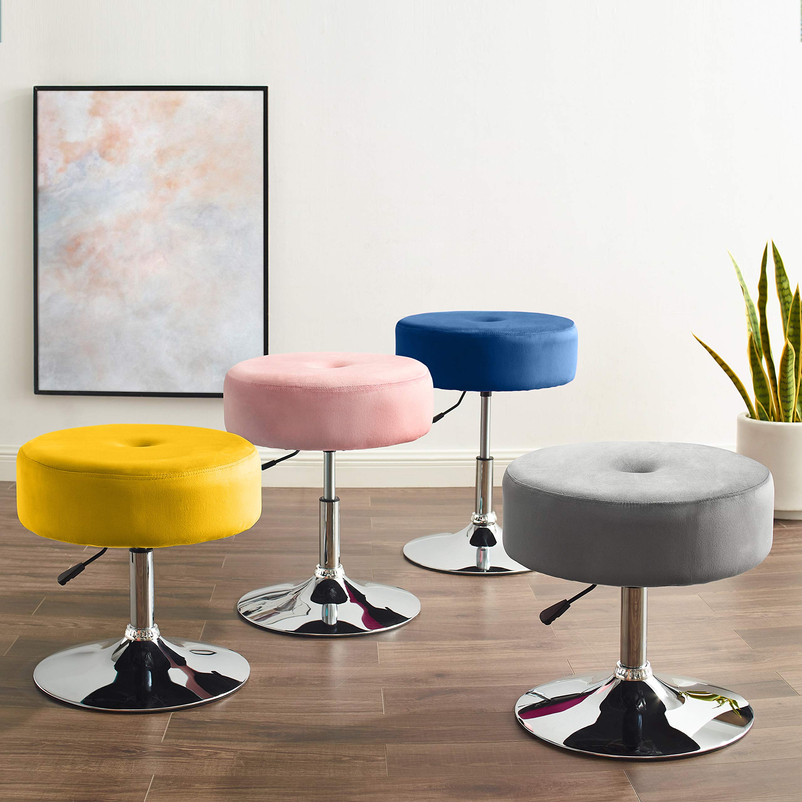Art Leon Vanity Stool Modern Large Roun Buy Online In Albania At Desertcart