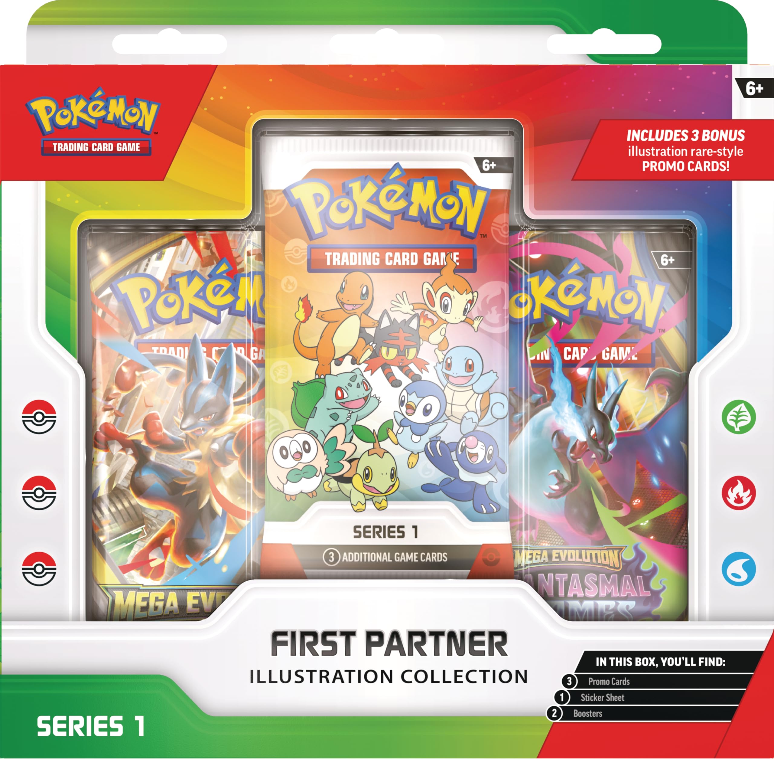 Photo 1 of Pokémon TCG: First Partner Illustration Collection—Series 1
