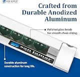 San Jamar CK6524A Aluminum Slide Check Rack 24" Length x 3/4" Width x 2" Height view 5