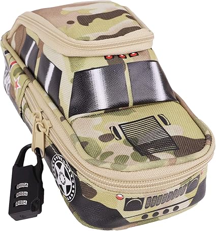 Regali Di Natale Ragazzi.Creativo 3d Camouflage Astuccio Con Password Di Blocco Matite Borsa Case Creativo Pencil Case Per Ragazzi E Ragazze Come Regali Di Natale Regali Di Compleanno Regali Di Pasqua Gelb Amazon It Cancelleria E