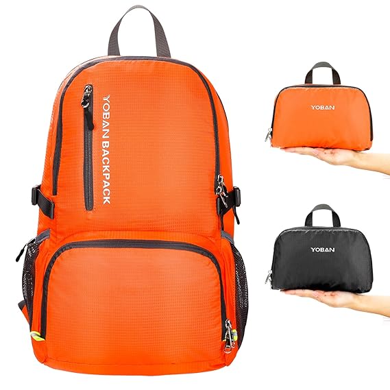 Lifeasy Faltbarer Rucksack 20L Outdoor Reiserucksack Leichter Tagesrucksack Wandern Daypack Camping Rucksack für Männer & Fra