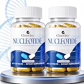 Nucleotide Supplement for Immune, Cellular &amp; Gut Wellness, Nucleotide Complex 400mg with Microbeadlet Technology Matrix, Higher Absorption, DNA &amp; RNA Building Block, Nucleotide Blend 120 Capsules