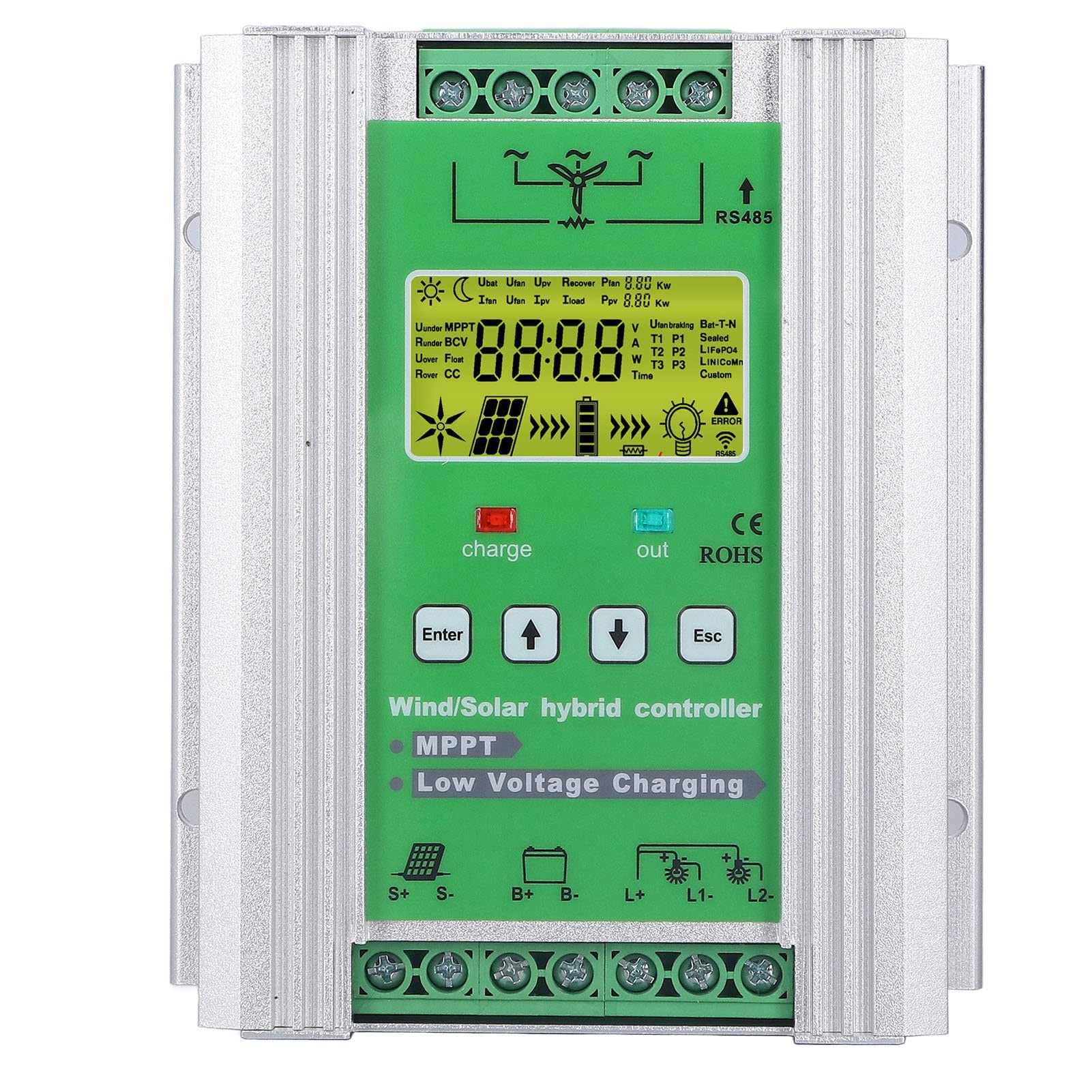 Mua 400W Wind Solar Hybrid Charge Controller 12V/24V MPPT Boost Charge ...