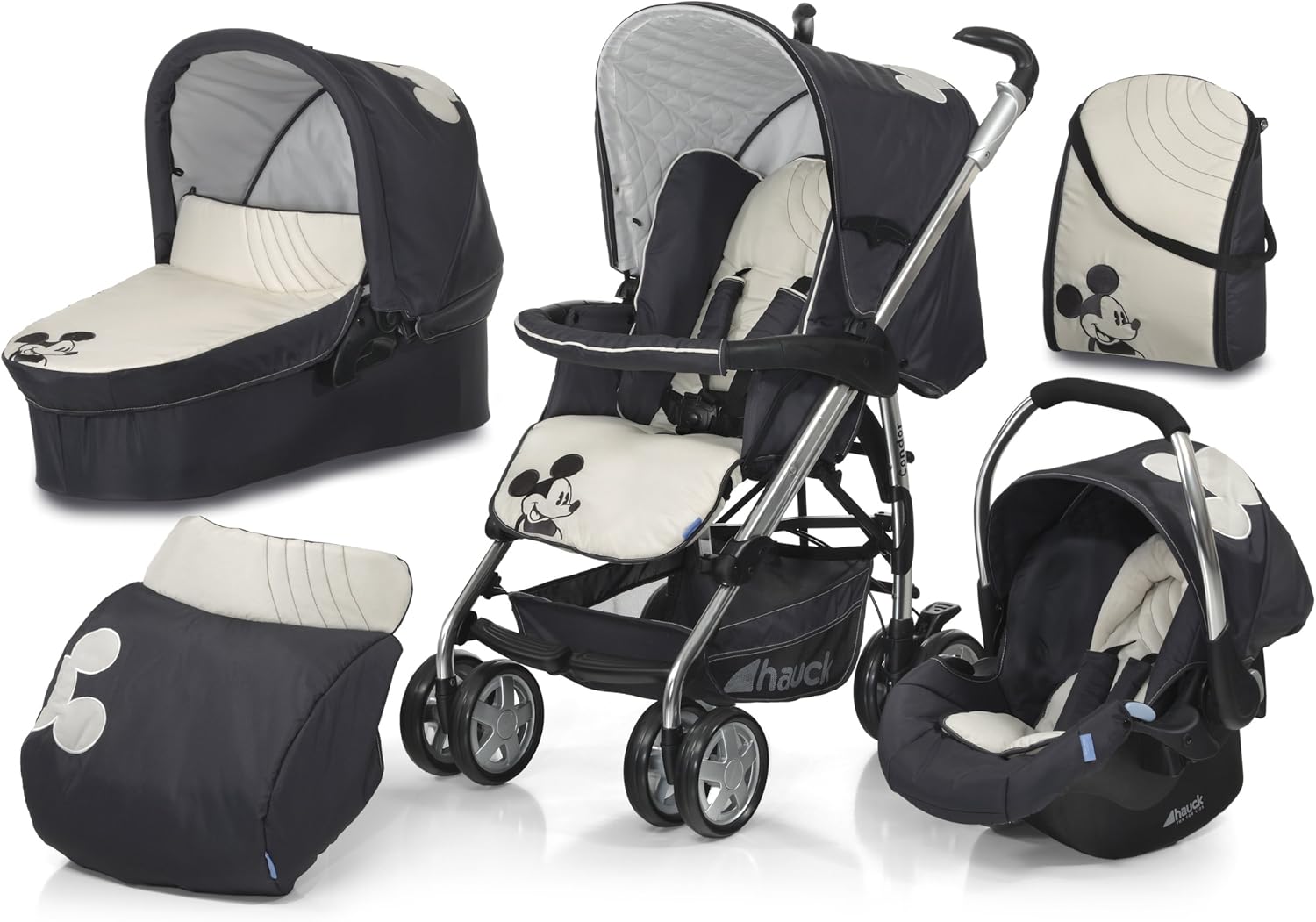 disney mickey mouse stroller and car seat travel system
