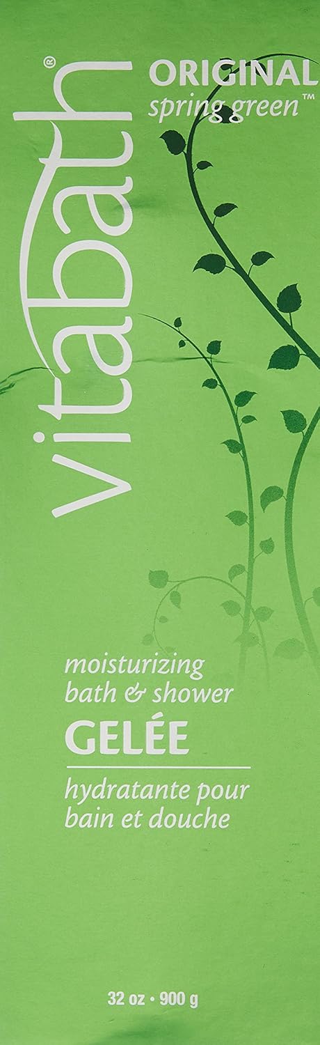 Vitabath Moisturizing Bath & Shower Gelee, Original Spring Green 32 oz (900 g) : Bath And Shower Gels : Beauty