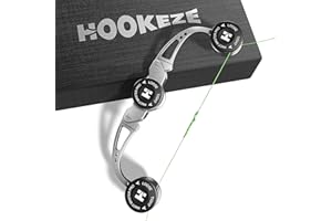 HOOK-EZE FG Knot Tying Tool, GT Knot Assist for Braid to Leader Connection, Adjustable Tension, Fast and Secure FG Knotter, Premium Fishing Gifts for Saltwater Freshwater Anglers Fishermen