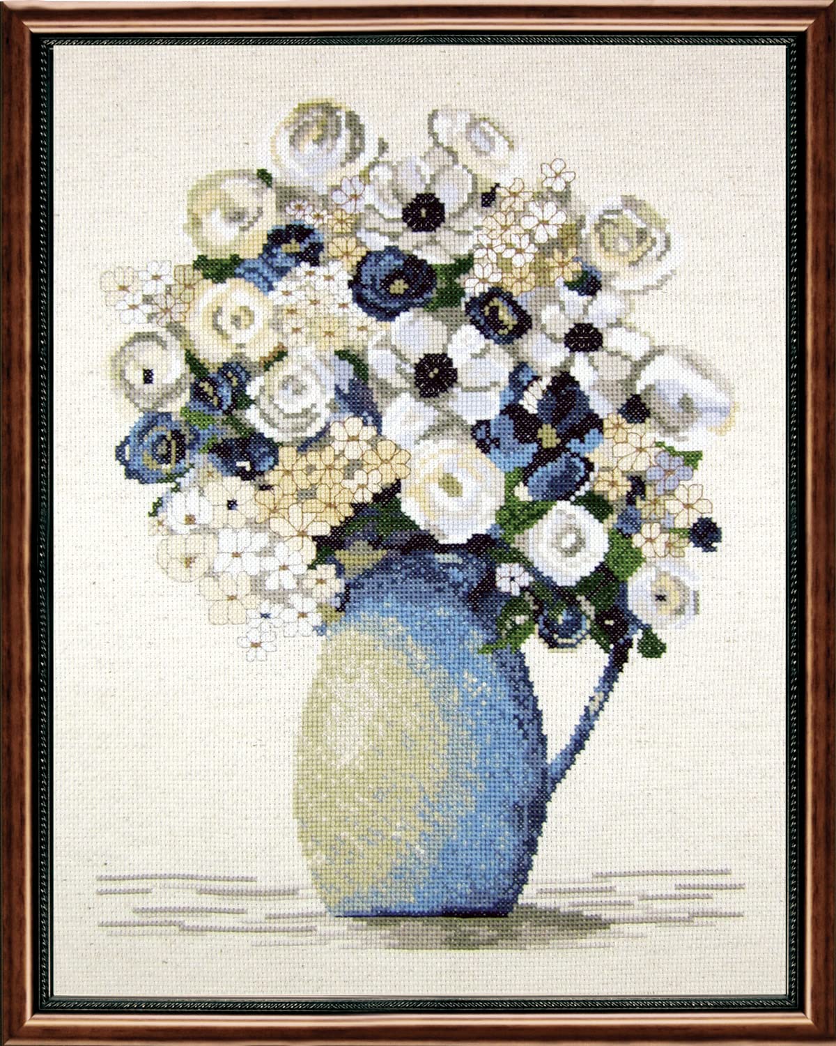 Janlynn Cross Stitch Kit, Cotton, Anemones (14 Count)