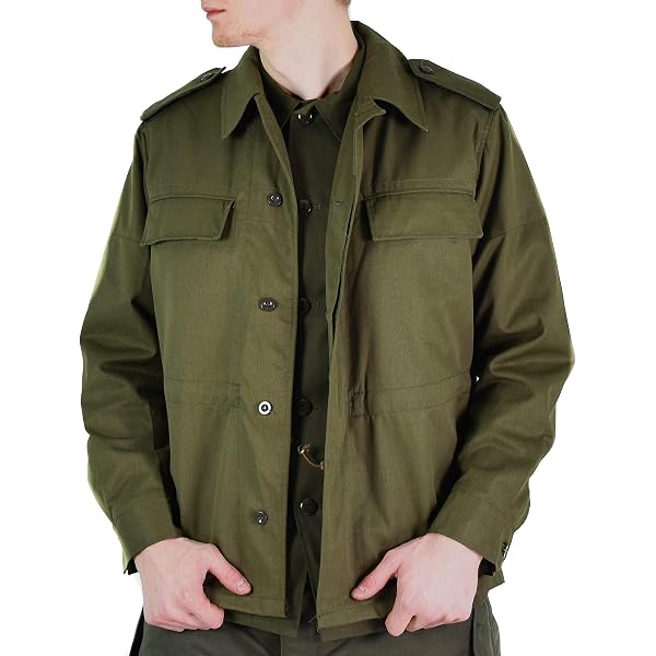 Lashvine US Army Field Jacket WW2 Paratrooper Uniform Military