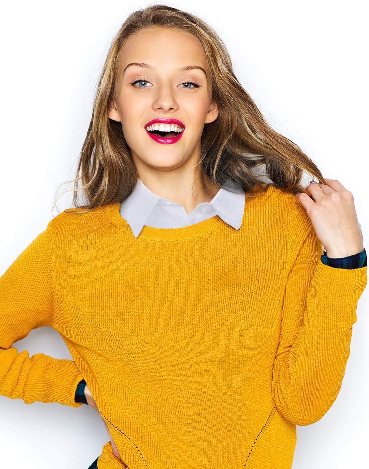EBOOT Fake Collar Detachable Dickey Collar Blouse Half Shirts False Collar for Girls and Women at  Women’s Clothing store