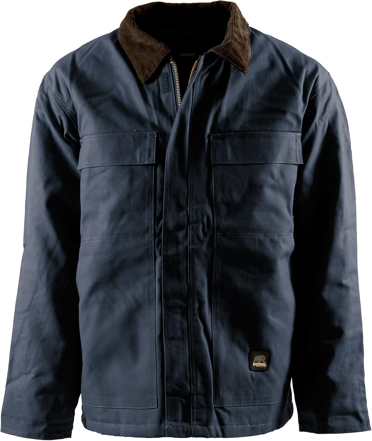Men's Berne Apparel Regular Original Chore Coat, Navy, XL at Amazon Menâs Clothing store: Work 