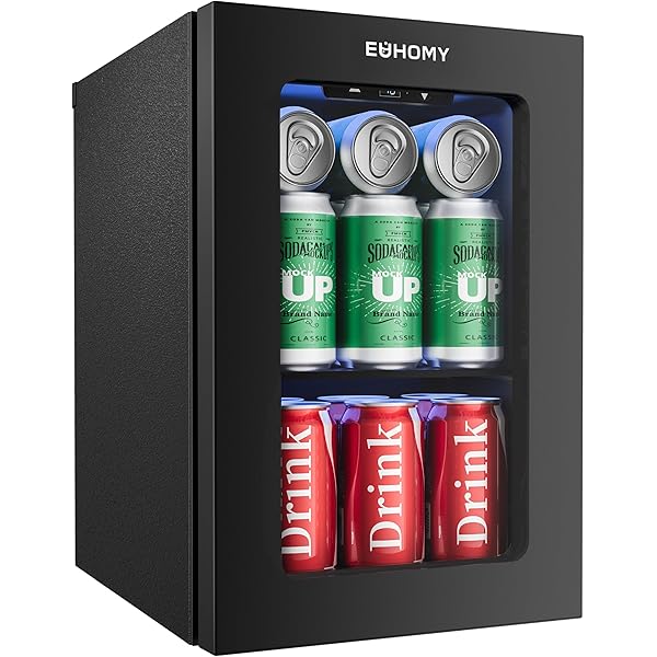 Ukonic Xbox Series X Replica Mini Fridge, 8-Can Cooler, AC/DC