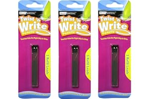 BAUMGARTENS PenAgain Twist 'n Write Refills 5 lead refills (00078), 3 PACK