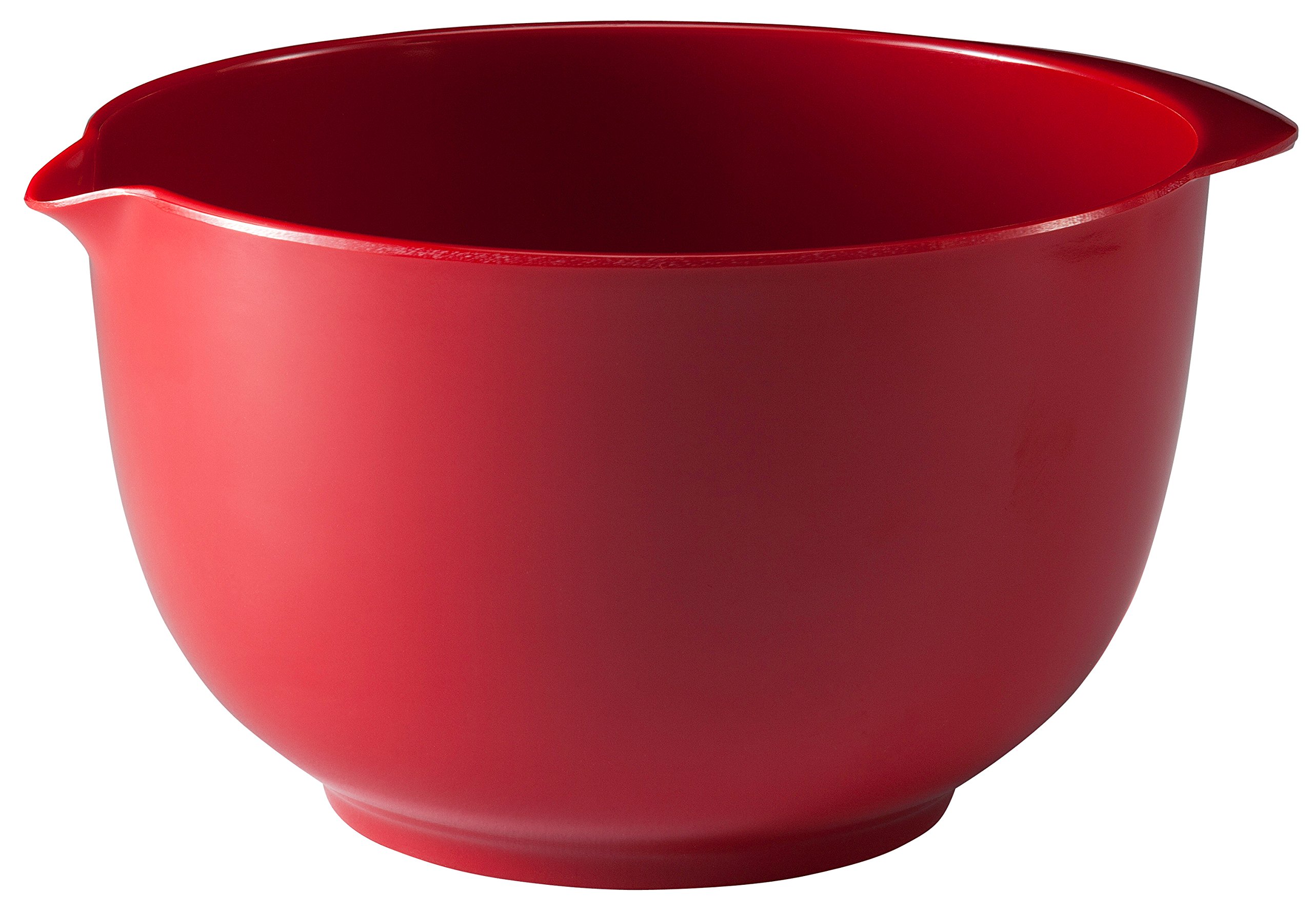 Hutzler Classic 2.5 Liter Melamine Mixing Bowl, Red