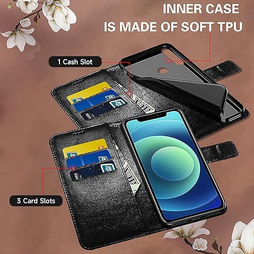 DeweiDirect Wallet Case Suitable for iPhone 7/8/SE with Cute Cat