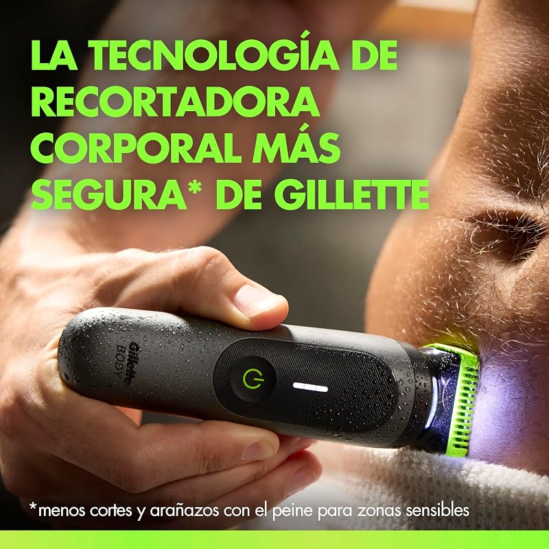 Labs i7 Body + Intimate Afeitadora Corporal, 8 Accesorios, Negro