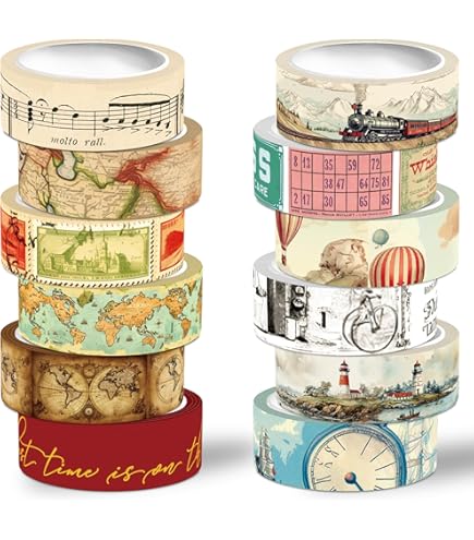 Amazon.com: Vintage Washi Tape