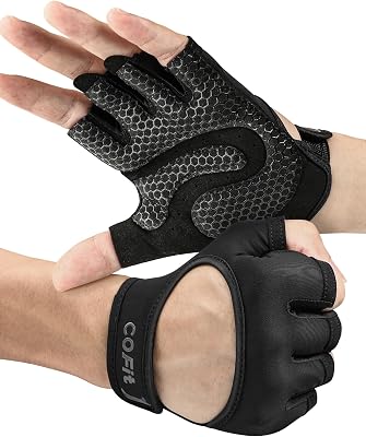 Gants de Fitness Ventilés avec Ouverture, 2022 Gants Exercices Améliorés Protection Complète de la Paume Multi-usages pour Cyclisme, Gym, Haltérophilie, Escalade