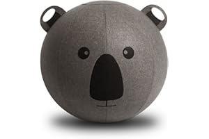 Vivora Niko - Sitting Ball Chair for Office and Home, Lightweight Self-Standing Ergonomic Posture Activating Exercise Ball Solution with Handle & Cover, Classroom & Yoga